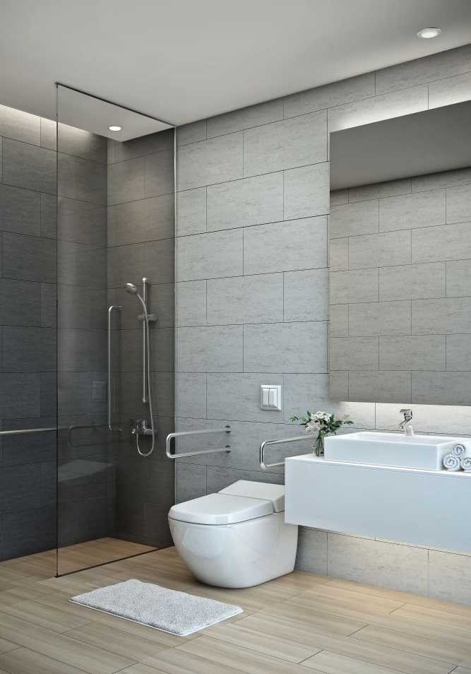 Un architecte in Nîmes aménage une salle de bain adaptée aux personnes en situation de handicap