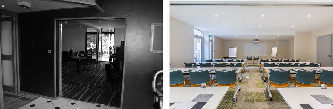 Avant-Après : rénovation d'une salle de séminaire d'entreprise
